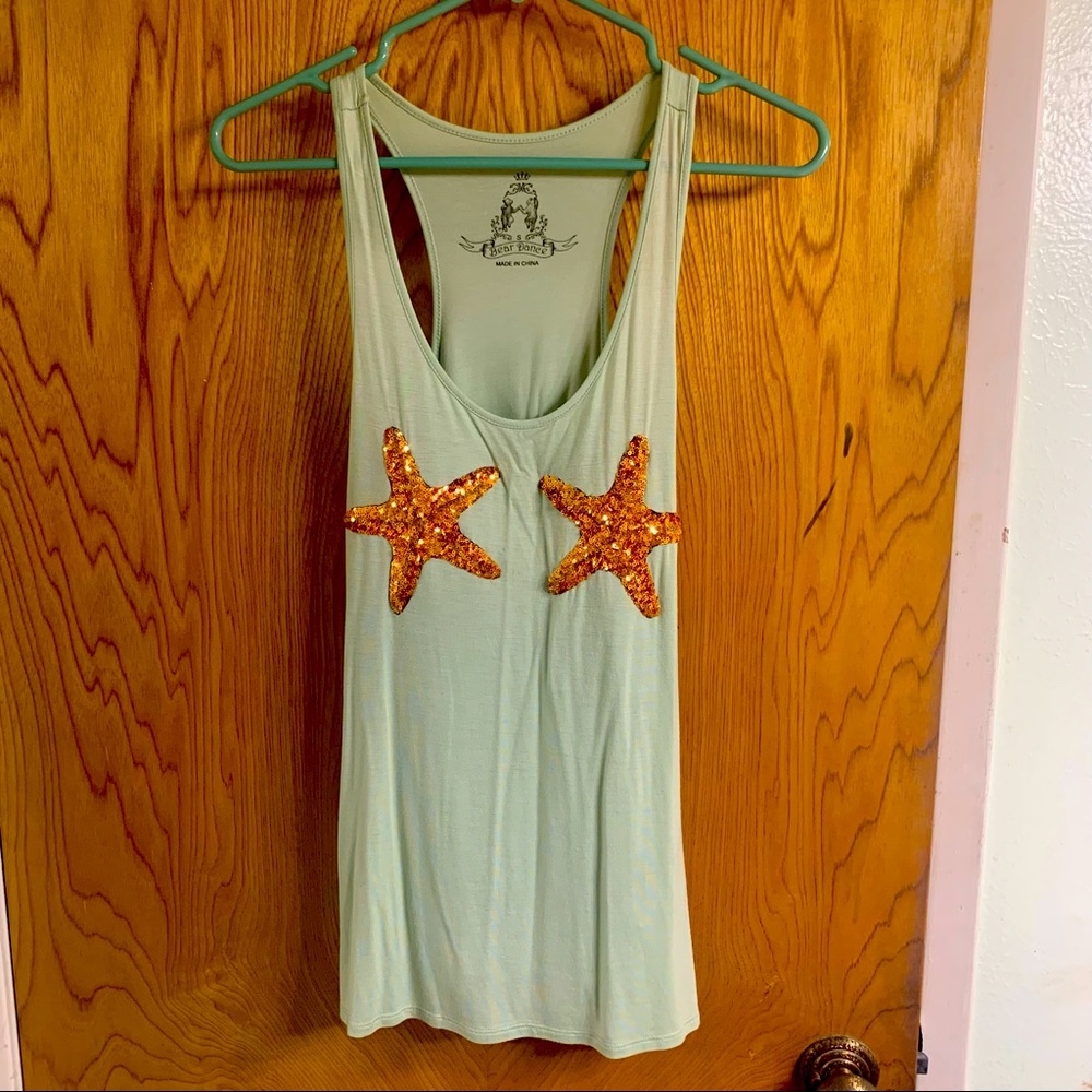 Mermaid seashell tank top